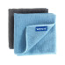 Wenko Mikrofaser-Reinigungstuch Miko 2er Set, Blau/Grau Wenko Mikrofaser-Reinigungstuch Miko 2er Set, Blau/Grau