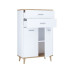 VCM Kommode Lindas 60 x 97 cm, Weiss/Honig-Eiche
