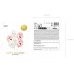 Partydeco Luftballon Baby Girl Weiss / Pink, 6 Stück