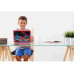 Lexibook Lern-Laptop SpiderMan DE/ENG mit 124 Aktivitäten Blau/Rot