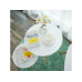 Songmics Beistelltisch 2er Set Weiss/Nature Songmics Beistelltisch 2er Set Weiss/Nature
