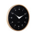 KARLSSON Wanduhr Osado Dome 30 cm, Schwarz