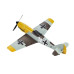 TOP-RC Warbird Mini BF-109 450 mm, Gelb, RTF TOP-RC Warbird Mini BF-109 450 mm, Gelb, RTF