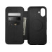 Nomad Book Cover Modern Leather iPhone 16 Plus Braun Nomad Book Cover Modern Leather iPhone 16 Plus Braun