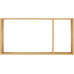 House Nordic Wandregal Ember 70 x 15 x 35.5 cm, Nature