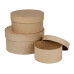 Creativ Company Papp-Schachtel Rund 3 Stück