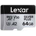 Lexar microSDXC-Karte Professional Silver Plus 64 GB Lexar microSDXC-Karte Professional Silver Plus 64 GB