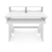 Glorious DJ Booth Sound Desk Compact Weiss Glorious DJ Booth Sound Desk Compact Weiss