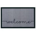 Hanse Home Welcome 45 cm x 75 cm, Grau/Schwarz