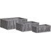 House Nordic Aufbewahrungskorb Arese 3 Stück, Grau House Nordic Aufbewahrungskorb Arese 3 Stück, Grau