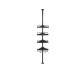 Songmics Duschmittelhalter 85-305 cm, Schwarz