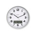 Hama Wanduhr Moorea Ø 30 cm, Silber