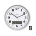Hama Wanduhr Moorea Ø 30 cm, Silber