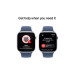 Apple Watch Series 10 46 mm Alu Silber Sport Denim S/M
