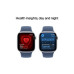 Apple Watch Series 10 42 mm LTE Alu Silver Sport Denim S/M