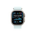 Apple Ocean Band 49 mm Kristallblau/Grau