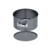relaxdays Springform 12 cm/14 cm/16 cm/18 cm, Anthrazit