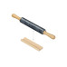 relaxdays Wallholz Nature/Schwarz