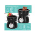 ADE Schokoladenfondue-Set KG2352 10 Teile, Schwarz
