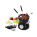 ADE Schokoladenfondue-Set KG2352 10 Teile, Schwarz