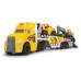 Dickie Toys Baustellenfahrzeug Grosser Mack Truck mit 2 Volvo Fahrzeugen Dickie Toys Baustellenfahrzeug Grosser Mack Truck mit 2 Volvo Fahrzeugen