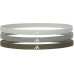 adidas Hairbands Hellgrau/Grau/Olivgrün