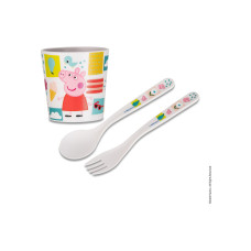 Koziol Kindergeschirrset Easy Peppa Pig 3-teilig