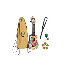 Ortega Guitars Ukulele Keiki Package K2-EM – El Muerto