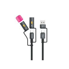 4smarts 4in1 USB-C Kabelset Explorer mit Lampe und Anzünder