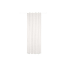 Stotz Decor AG Nachtvorhang mit Faltenband Flocki 135 cm x 245 cm, Weiss