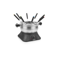 Tristar Fleischfondue-Set FO-1109 10 Teile, Edelstahl/Schwarz Tristar Fleischfondue-Set FO-1109 10 Teile, Edelstahl/Schwarz