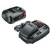 AL-KO Akku und Ladegerät BOSCH HOME AND GARDEN Set, 18 V, 2.5 Ah