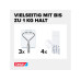 tesa Klebehaken Powerstrips Haken Small Transparent, 0.5 kg