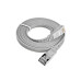 SLIM Slimpatchkabel RJ-45 - RJ-45, Cat 6, STP, 0.25 m, Grau