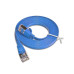 SLIM Slimpatchkabel RJ-45 - RJ-45, Cat 6, STP, 15 m, Blau
