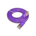 SLIM Slimpatchkabel RJ-45 - RJ-45, Cat 6, STP, 1 m, Violett