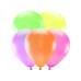 Partydeco Luftballon Uni Neon 5 Stück, Mehrfarbig, Ø 25 cm