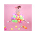 Partydeco Luftballon Uni Neon 5 Stück, Mehrfarbig, Ø 25 cm