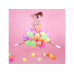 Partydeco Luftballon Uni Neon 5 Stück, Mehrfarbig, Ø 25 cm