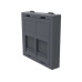 Max Hauri Keystone-Modul für 2x RJ-45, Anthrazit