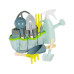 small foot Gartentasche mit Gartenwerkzeug 8 Teile