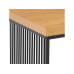 AC Design Couchtisch Strington 120 x 60 x 42 cm, Braun/Schwarz