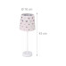 relaxdays Tischlampe Herzen