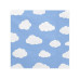 Partydeco Papierservietten Wolken Blau, 33 x 33 cm, 20 Stück