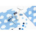 Partydeco Papierservietten Wolken Blau, 33 x 33 cm, 20 Stück