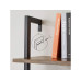 VASAGLE Wandregal mit 6 Ebenen 60 x 30 x 204.8 cm, Braun/Schwarz