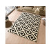 Hanse Home Teppich Diamond 120 cm x 170 cm, Crème/Schwarz
