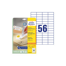 Avery Zweckform Universal-Etiketten L6027REV-25, 52.5 x 21.2 mm, 30 Blatt