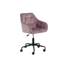 AC Design Bürostuhl Brooke, mit Bremsrollen, Dusty Rose