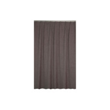 Hubatka Dekovorhang mit Faltenband Quirin 140 cm x 240 cm, Anthrazit